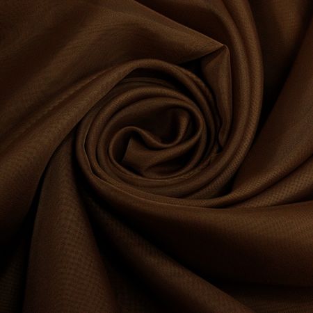 Тюль вуаль матовый (темно-коричневый)